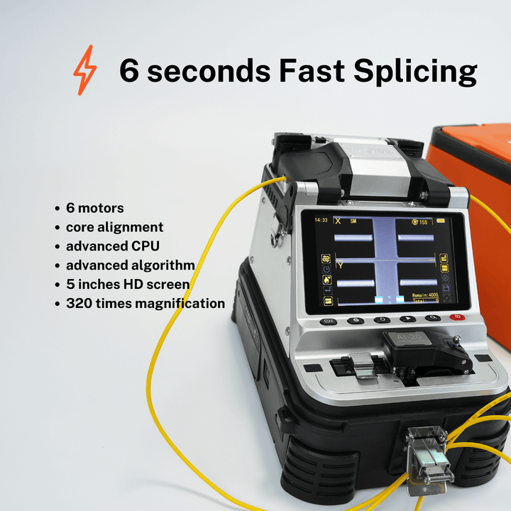 QIIRUN AI-20 Fiber Fusion Splicer fast splicing