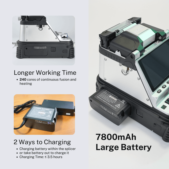 QIIRUN AI-20 Fusion Splicer Fiber Optic Core Alignment Splicer