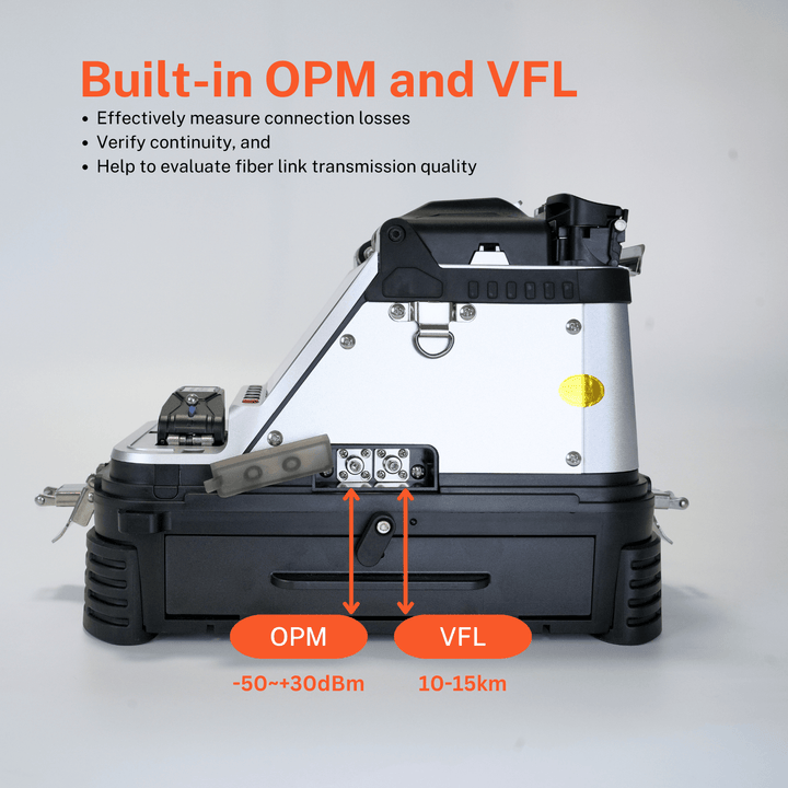 QIIRUN AI-20 fusion splicing machine fusion splicer kit with OPM and VFL