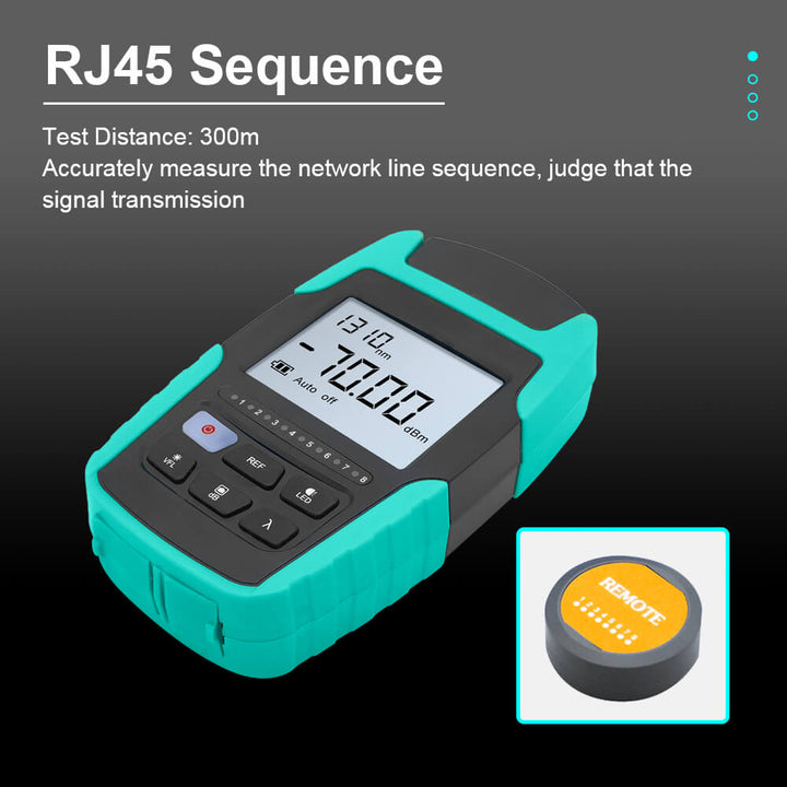 QIIRUN TM530 Optical Power Meter with RJ45 