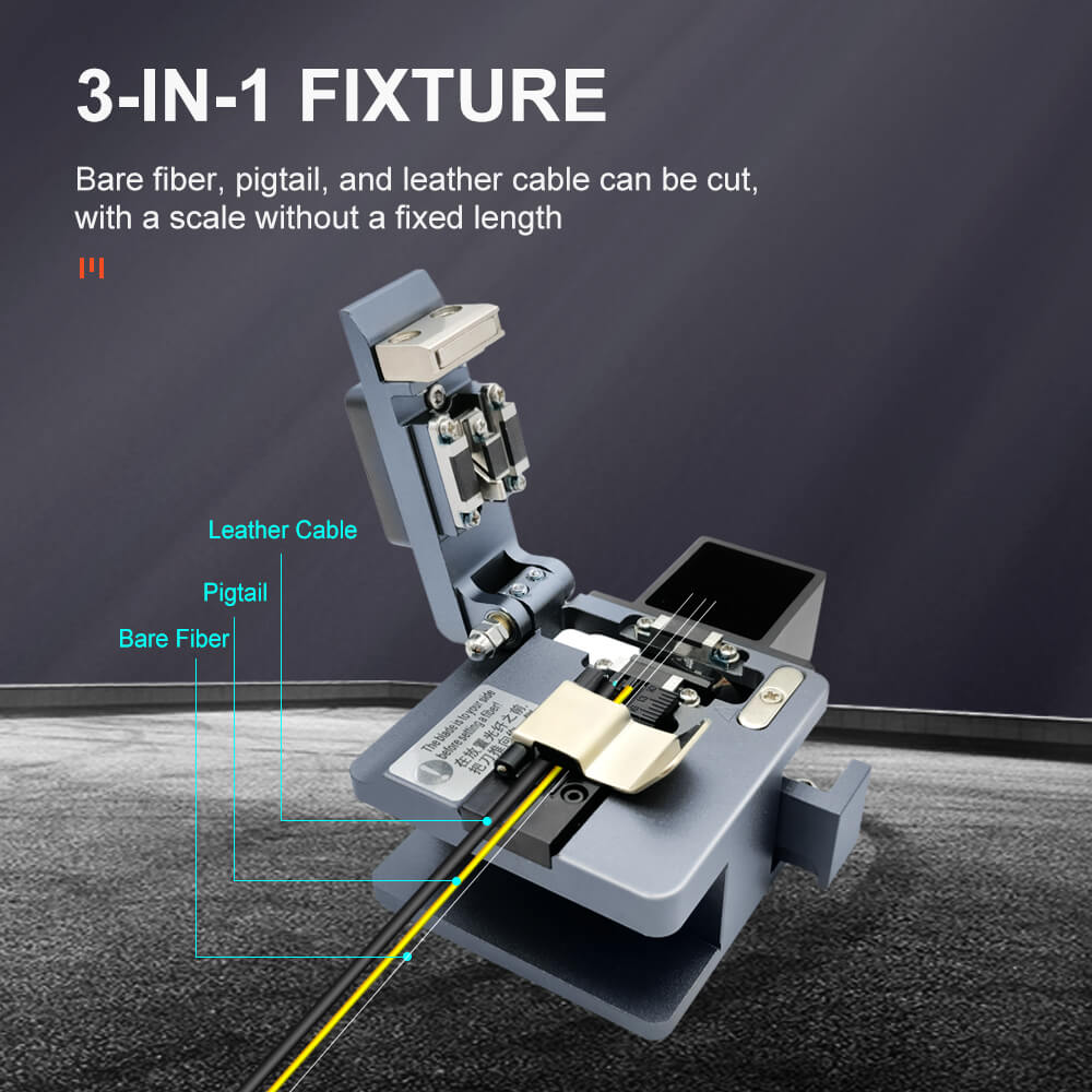 TM20 Fiber Optic Cleaver Tool with 3 in 1 fixture