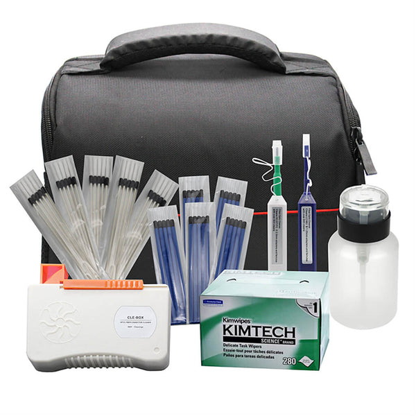 Buy Online Latest Premium Quality Fiber Optic Cleaning Kit | All in One Fiber Optic Cleaners Kit | Best Fiber Communication Equipment Cleaning Kit - QIIRUN