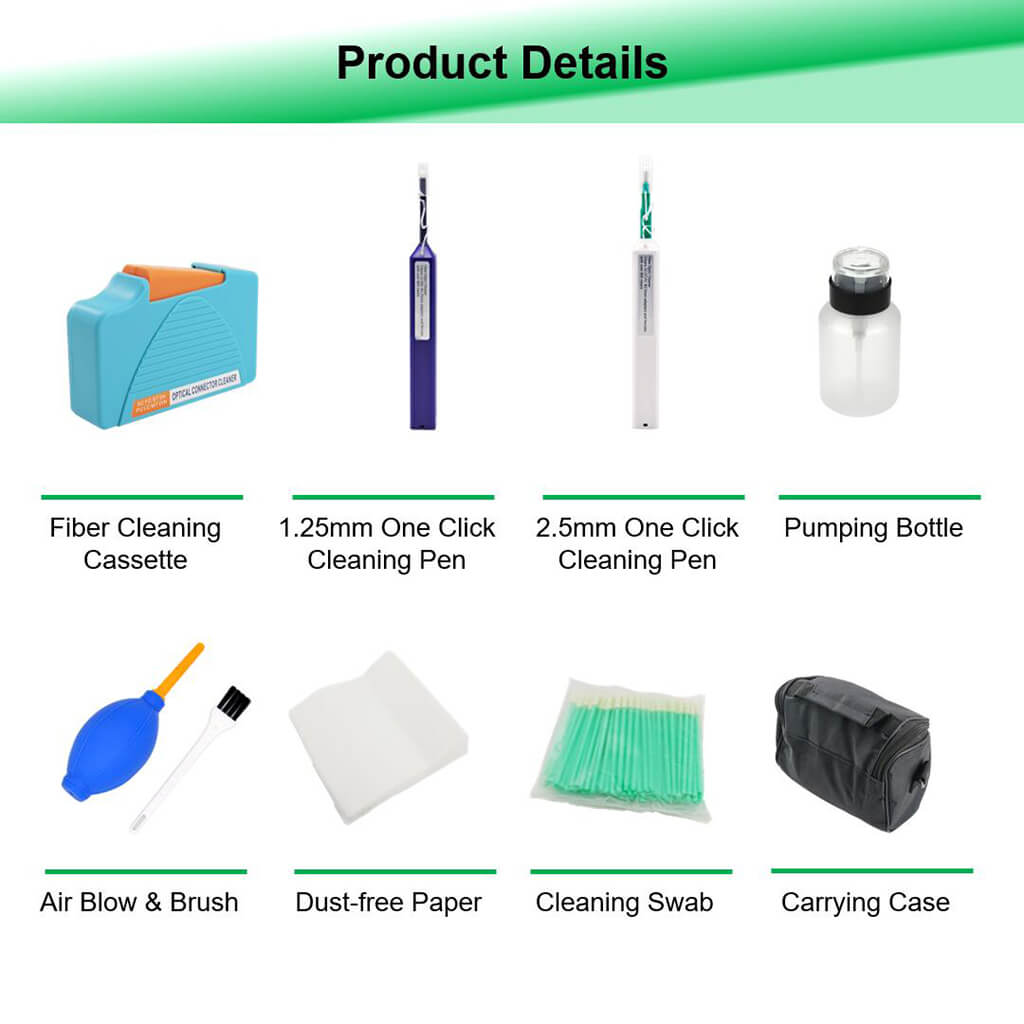 Fiber Optic Cleaning Kit