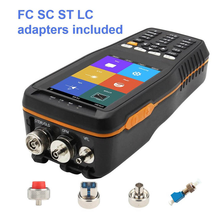 OTDR Fiber Optic Tester with FC SC ST LC Connectors