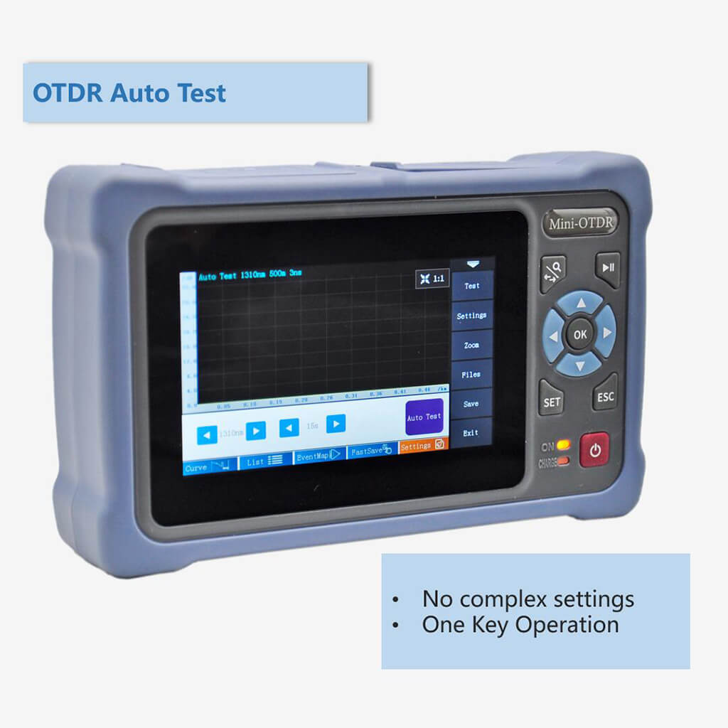 OTDR Fiber Optic Tester with OPM VFL OLS