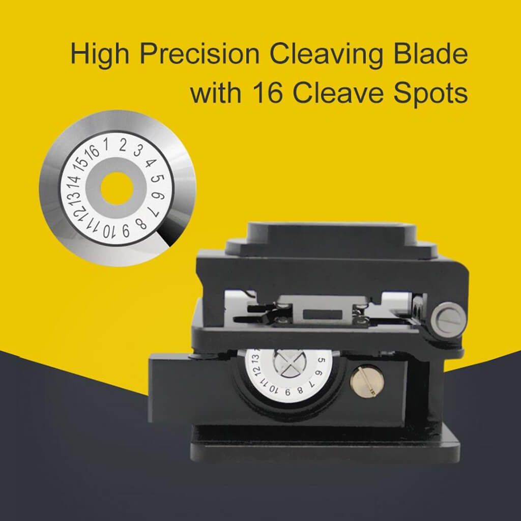 TM27 High Precision Fiber Optic Cleaver/Cutter with 3 in 1 Fiber Holder