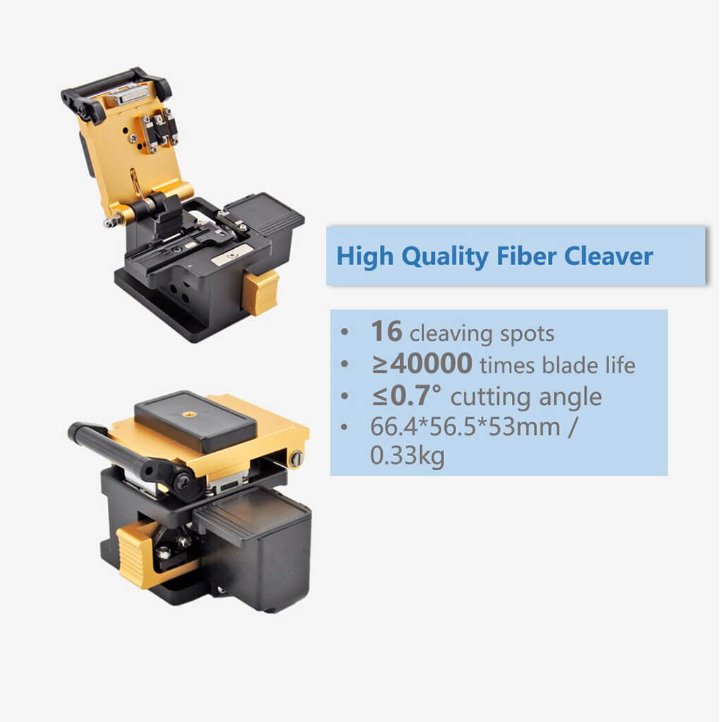 fiber cleaver, fusion splicer, optic fiber cleaver, fiber cutting tool