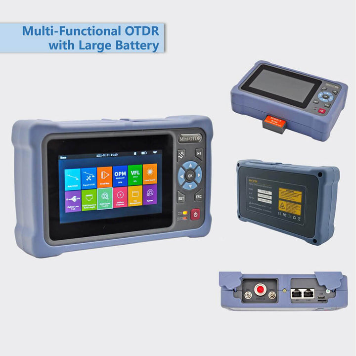 Multi-functional OTDR with touch screen