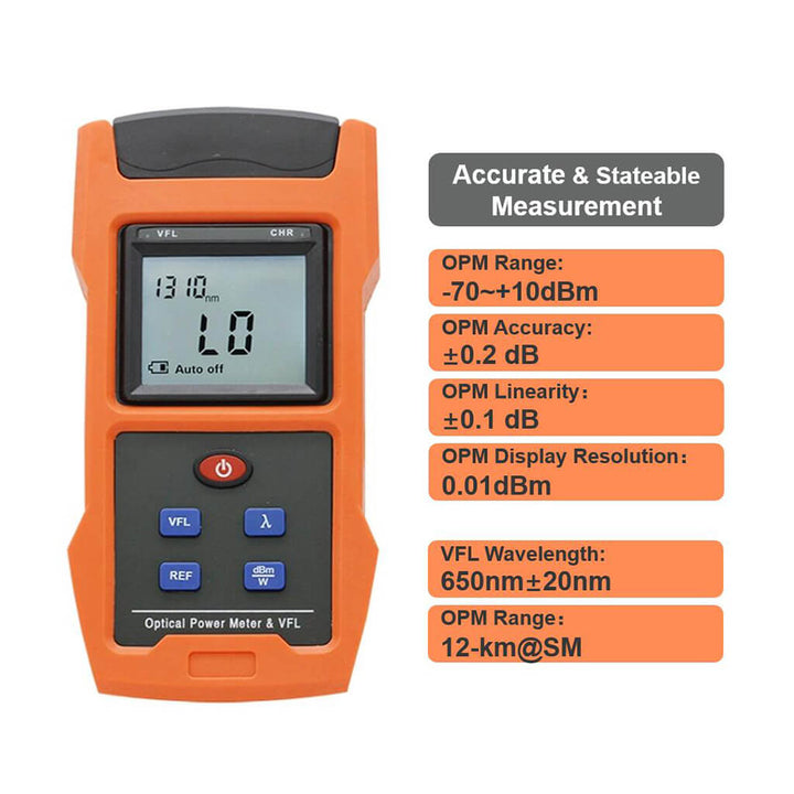 2 in 1 Fiber Light Meter OPM with VFL