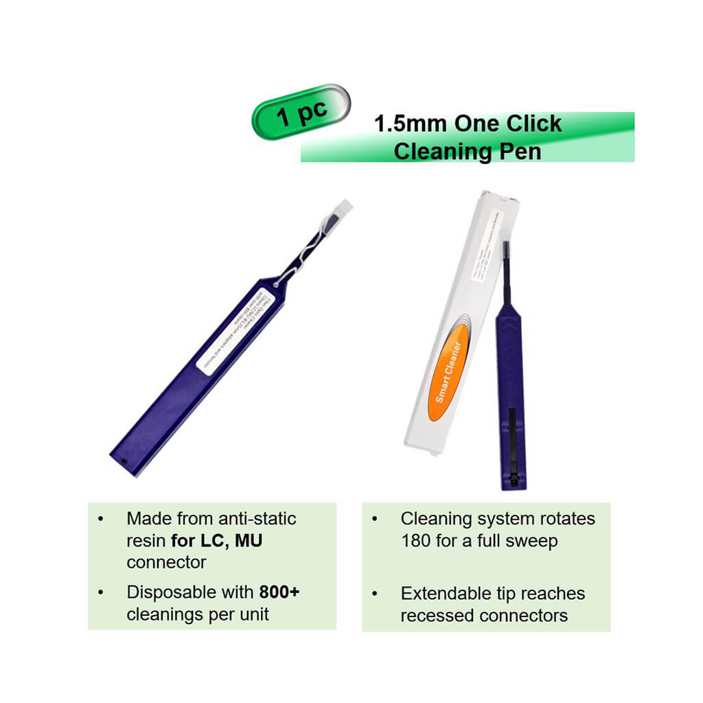 Fiber Optic Clean Pen Fiber Optic Cleaner Pen One Click Cleaner Pen