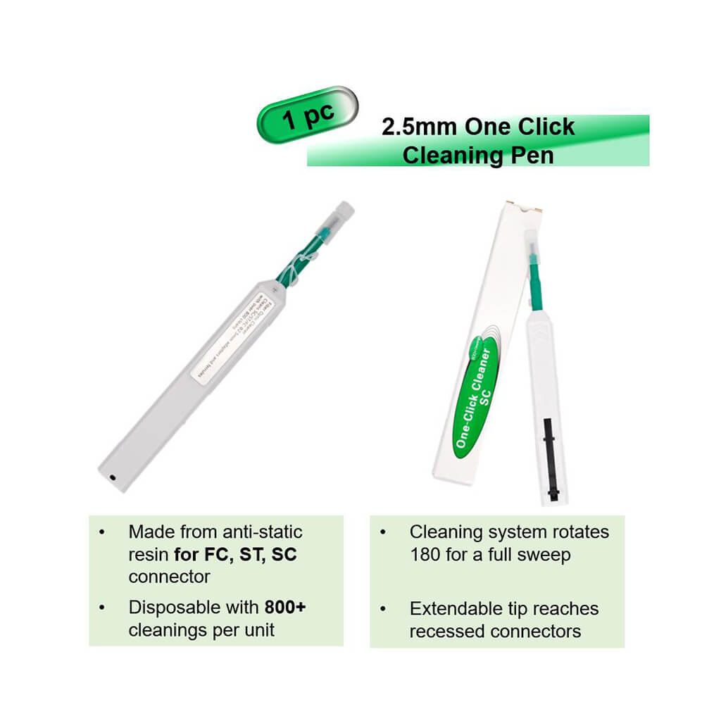 Fiber Optic Clean Pen Fiber Optic Cleaner Pen One Click Cleaner Pen