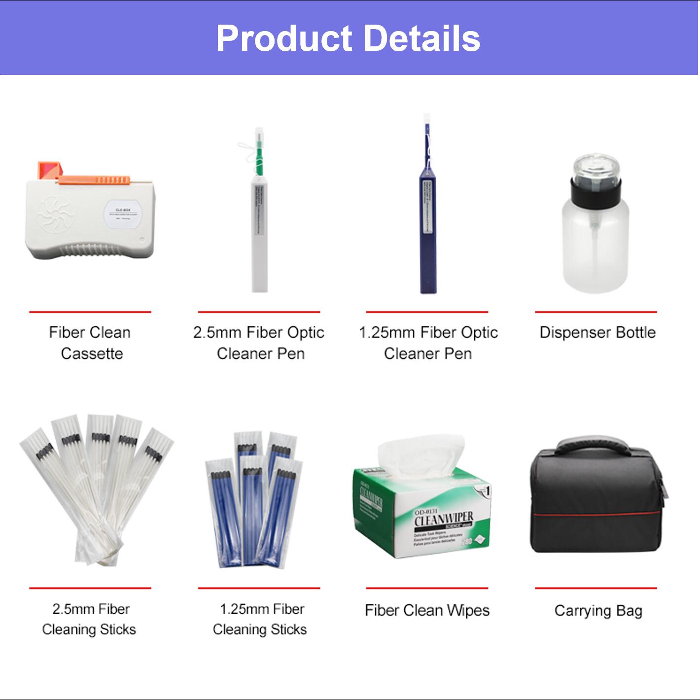 Best Fiber Communication Equipment Cleaning Kit - QIIRUN